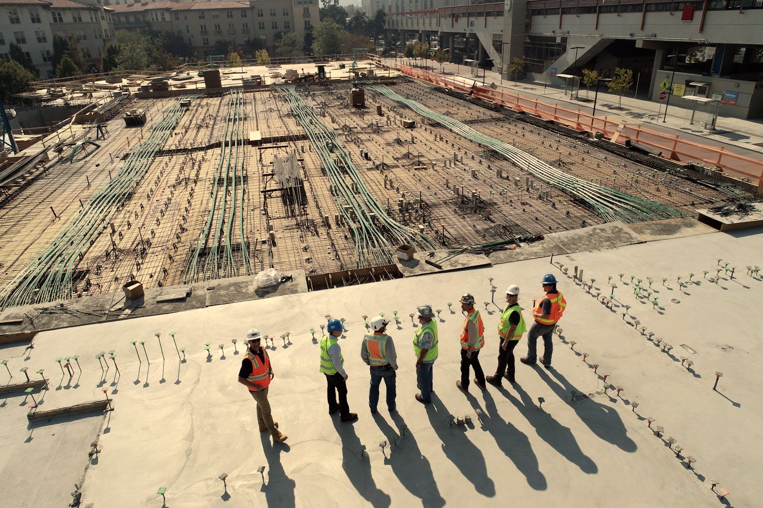 Echo Construction — commercial job site